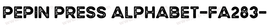 Pepin Press Alphabet-FA283字体转换